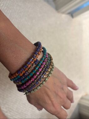 Beaded bracelet stack